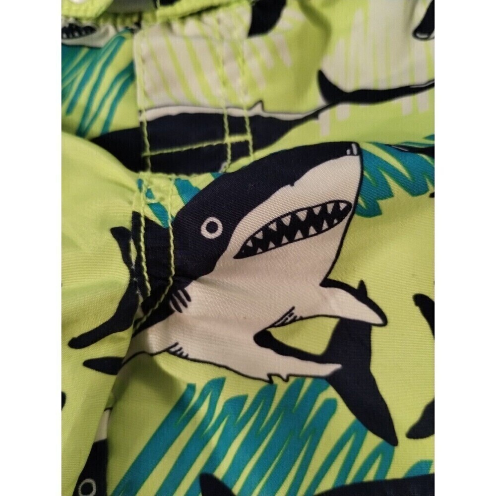 Oshkosh Bogosh Toddler Boys Swim Shorts with Shark all over print Size12 Months - Picture 7 of 9